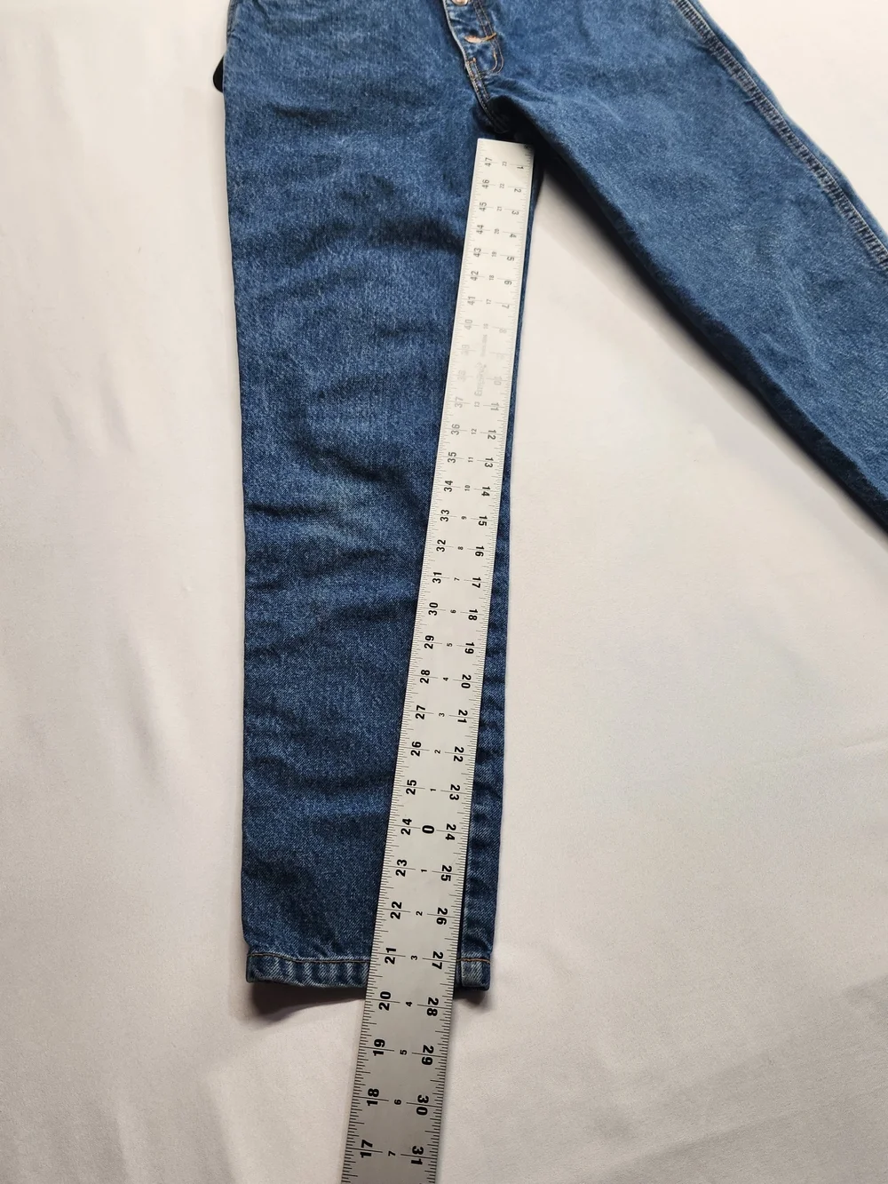 ⭐️Vintage Rio High Waisted Tapered Leg Denim Mom Jeans Button Fly Size 9